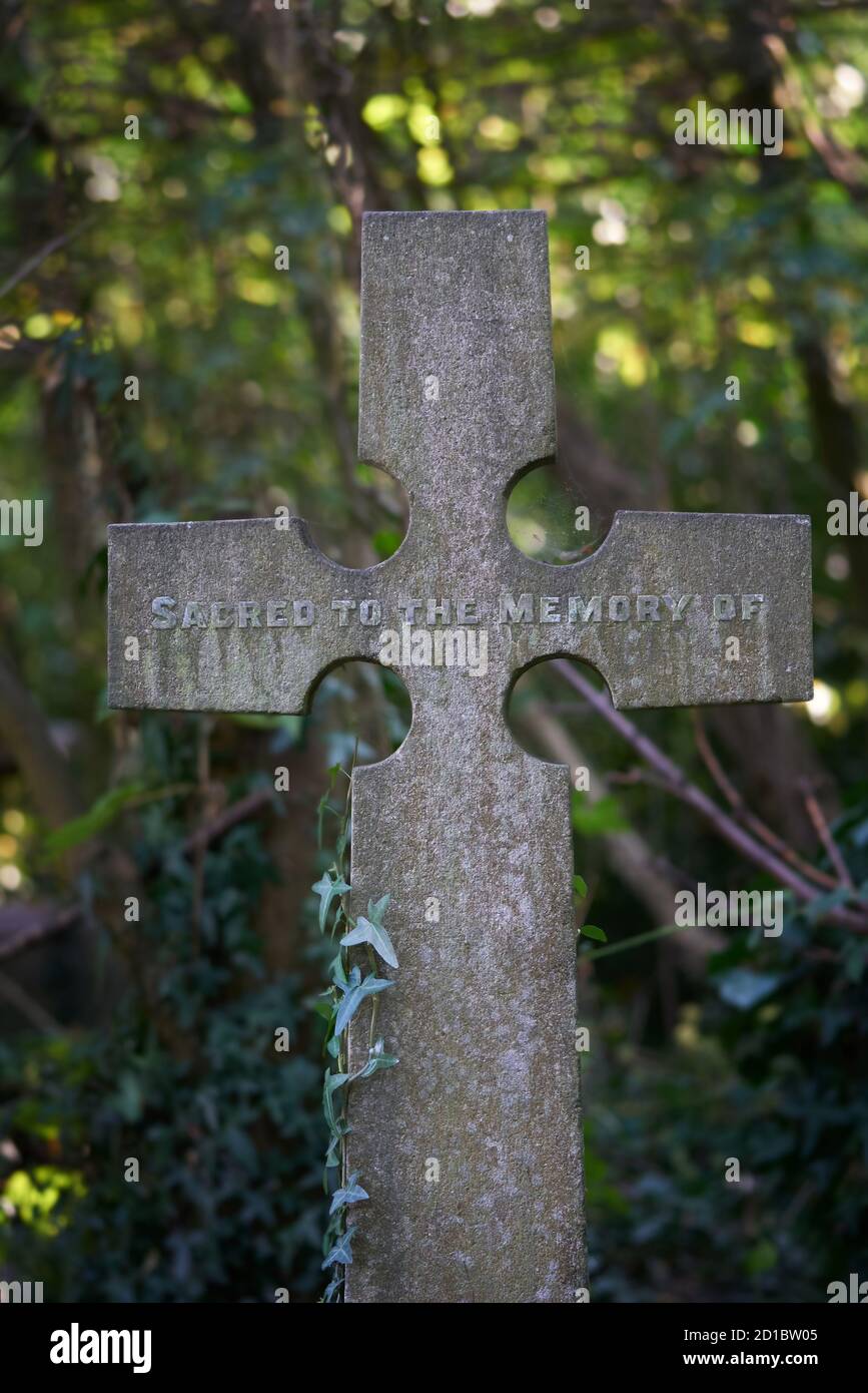 cimetière du parc abbney dans le cimetière du nord de londres, tombe Banque D'Images