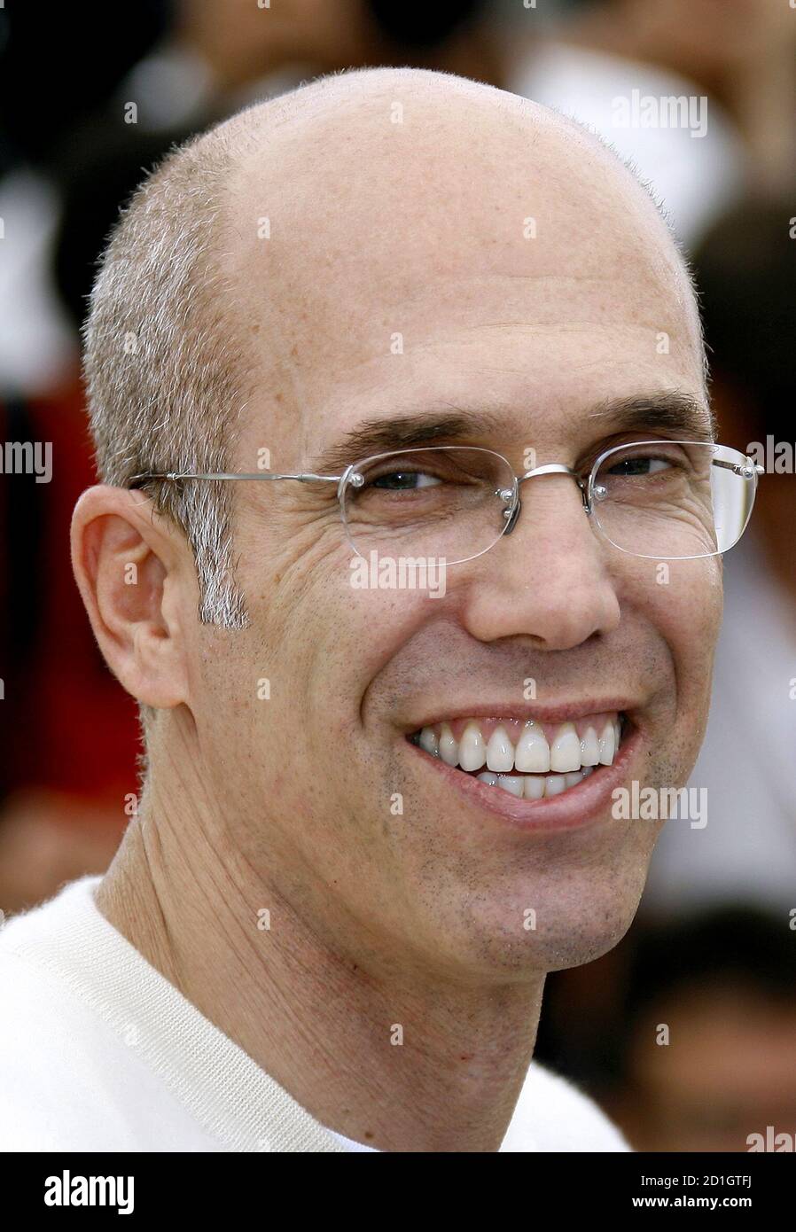 President of DreamWorks Animation Studio Jeffrey Katzenberg attends a  photocall for directors Karey Kirkpatrick and Tim Johnson's out of  competition animated film 'Over the Hedge' at the 59th Cannes Film Festival  May