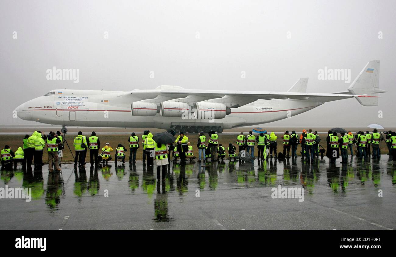 Modèle Réduit Antonov AN225 En Alliage - Échelle 1/200, Avec Support, Cockpit Ouvrant, Détaillé, Pour Collection Ou Cadeau - 3
