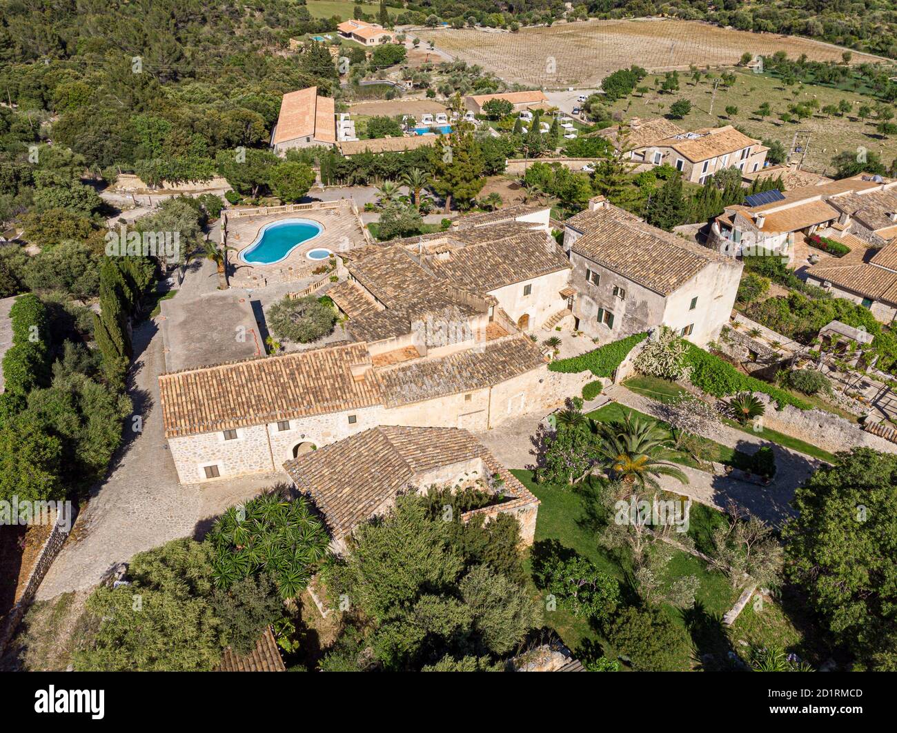 Binibona, CAN Beneit, Selva, Majorque, Iles Baléares, Espagne Banque D'Images