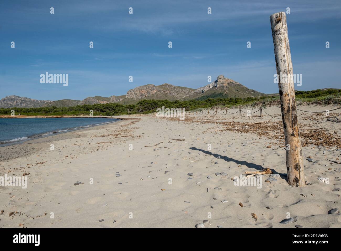 Arenal de sa Canova, Artà - Santa Margalida, zone naturelle d'intérêt particulier, Majorque, Iles Baléares, Espagne Banque D'Images