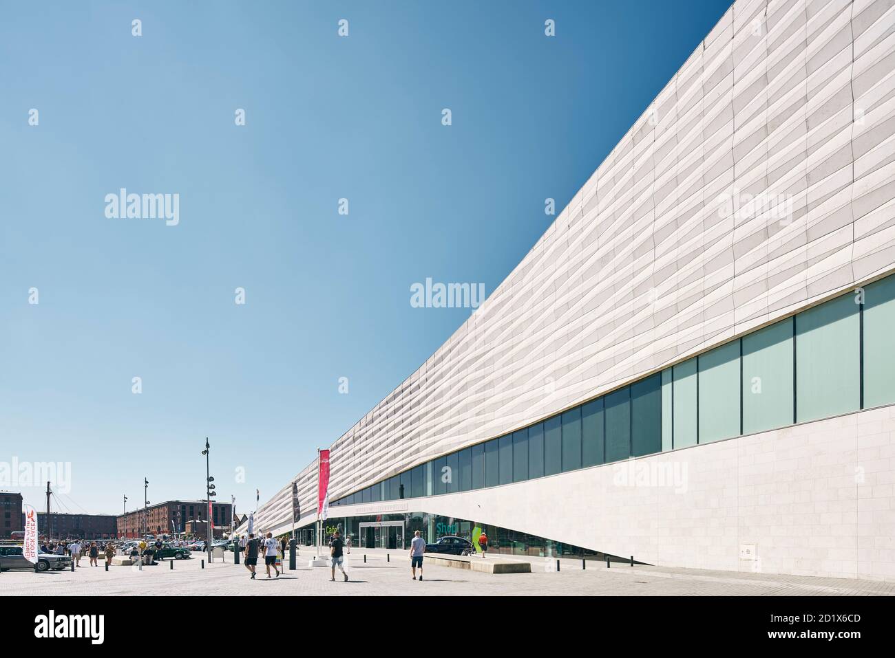 Musée de Liverpool à Pier Head, Waterfront, Liverpool, Angleterre. Le musée a ouvert ses portes en 2011. Banque D'Images