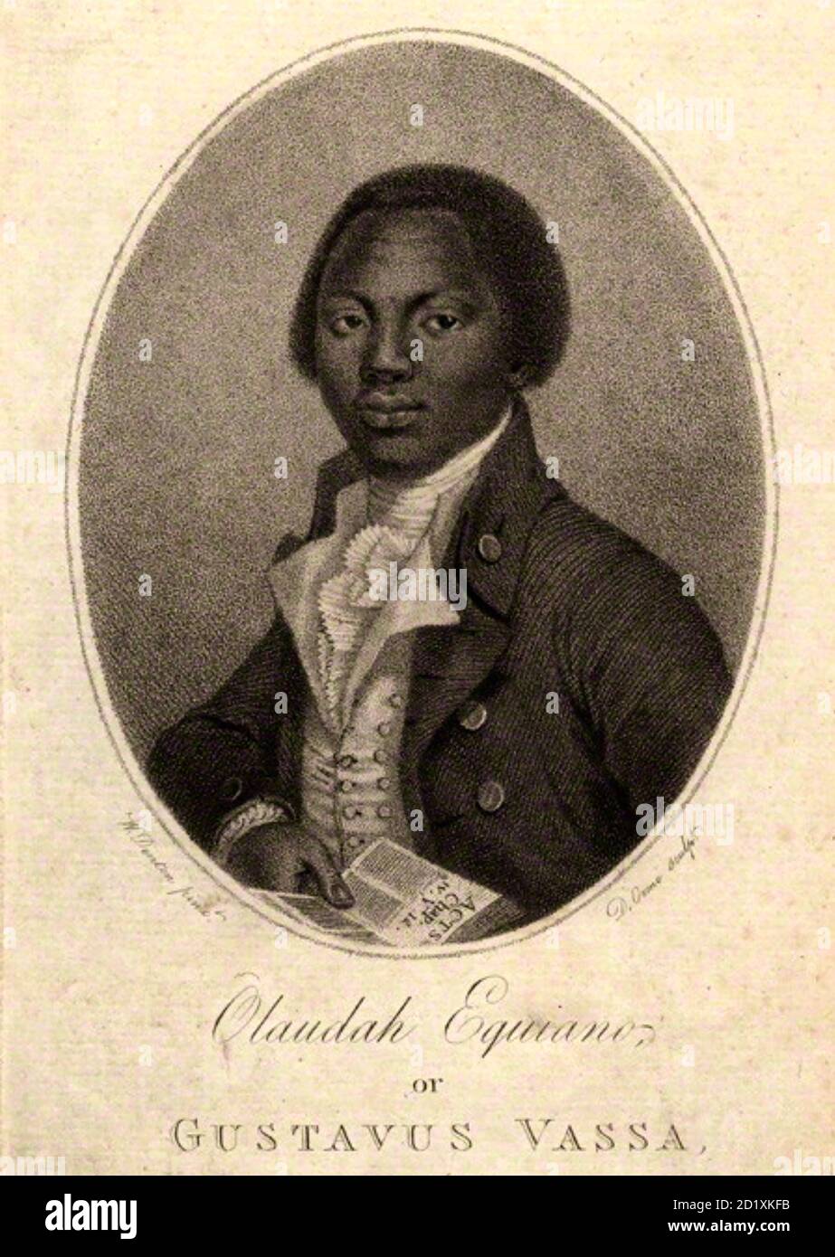OLAUDAH EQUIANO (c 1745-1797) ancien esclave qui fait campagne pour l'abolition Banque D'Images