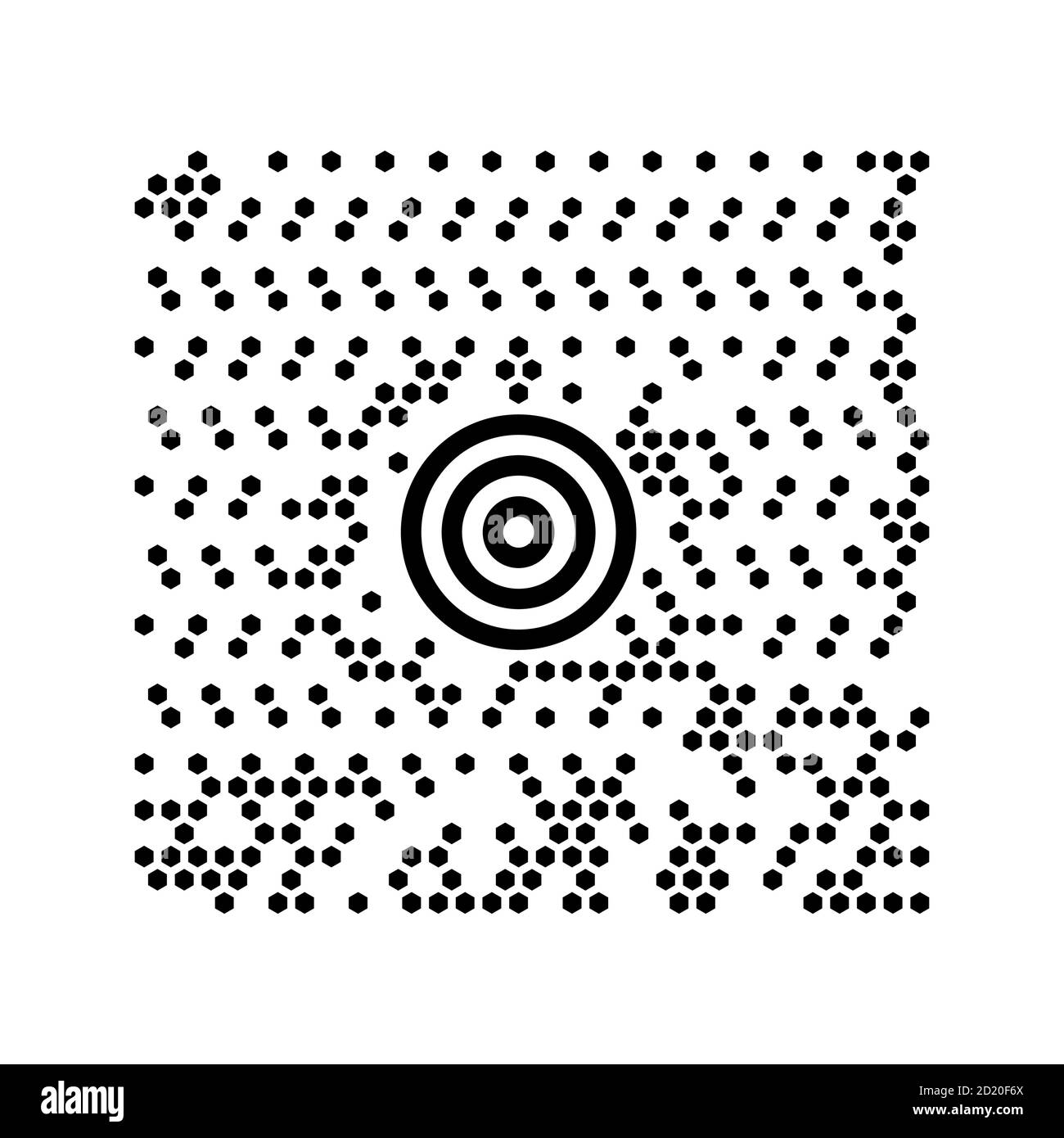 Modèle de code-barres de lecteur de code numérique abstrait pour les médias sociaux Illustration de Vecteur