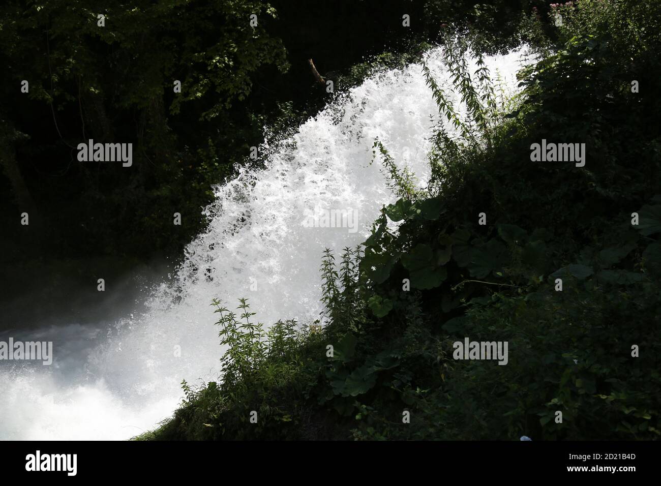 Les splendides cascades de Marmore en Italie Banque D'Images