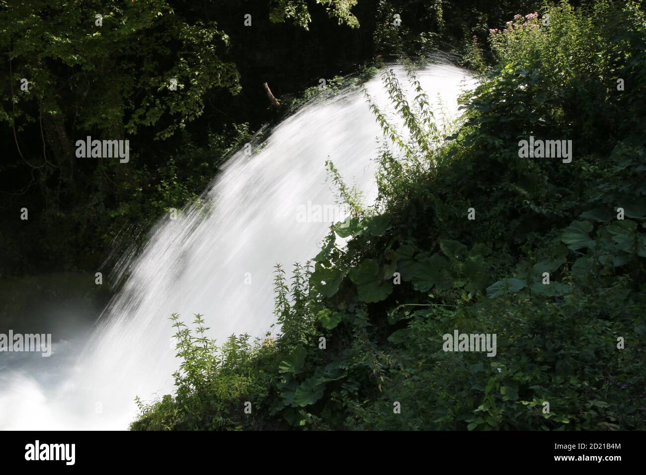 Les splendides cascades de Marmore en Italie Banque D'Images