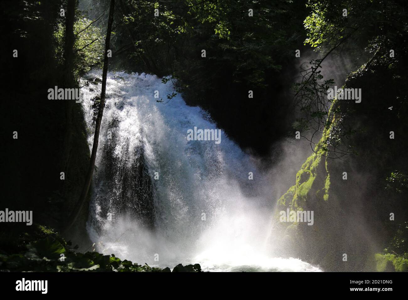 Les splendides cascades de Marmore en Italie Banque D'Images