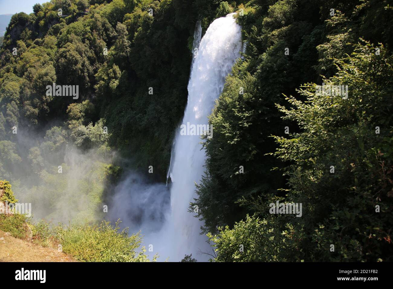 Les splendides cascades de Marmore en Italie Banque D'Images