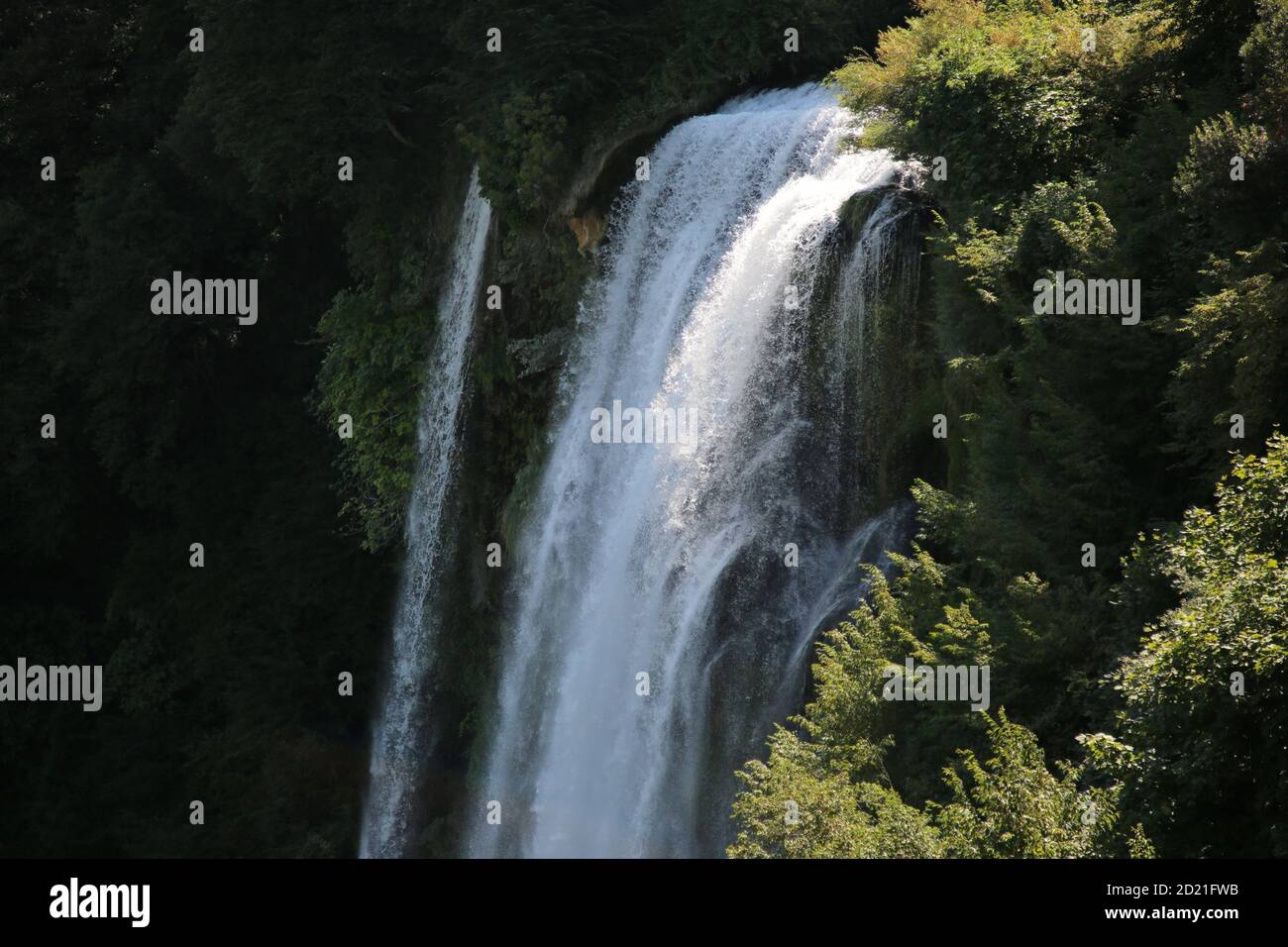 Les splendides cascades de Marmore en Italie Banque D'Images