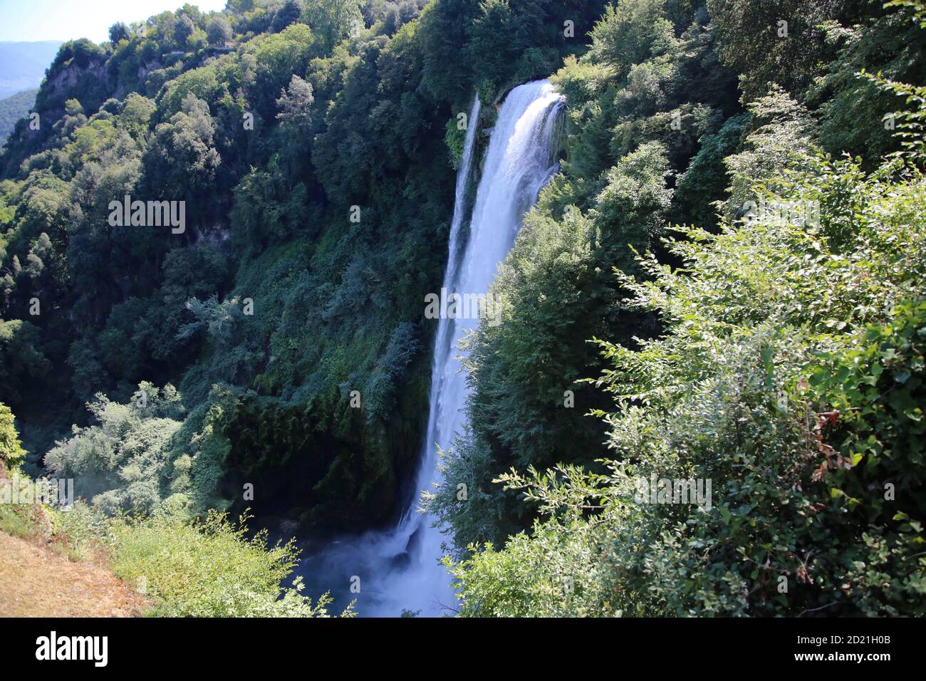 Les splendides cascades de Marmore en Italie Banque D'Images