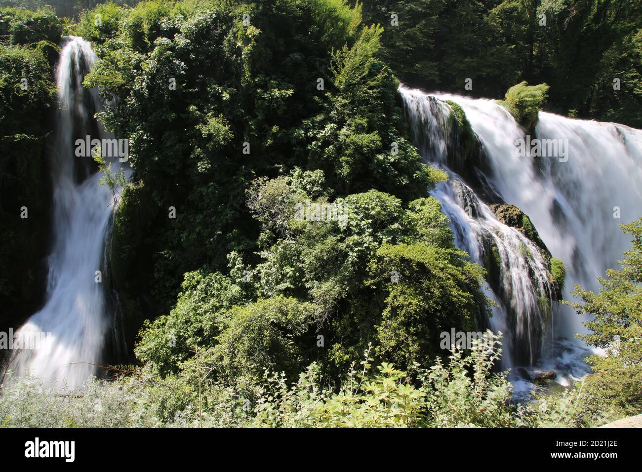 Les splendides cascades de Marmore en Italie Banque D'Images