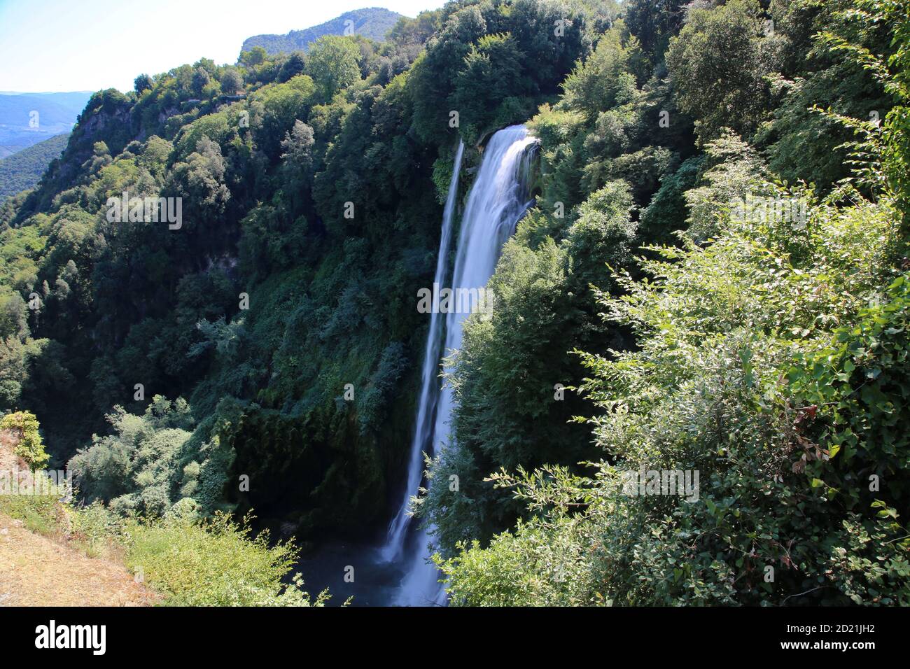 Les splendides cascades de Marmore en Italie Banque D'Images