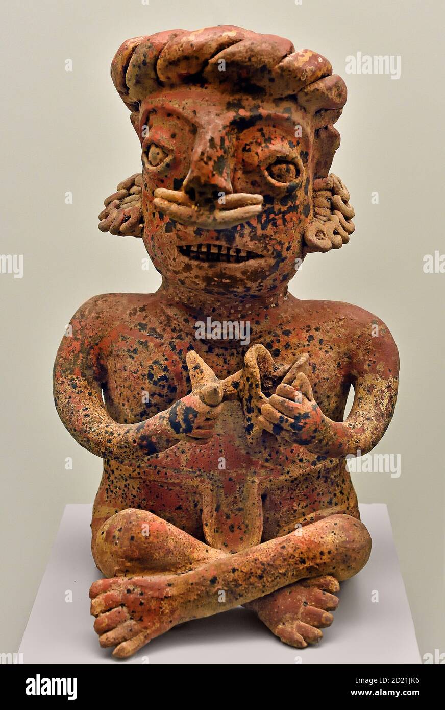 Figure mâle (400 BC - 100 AD) Colima style, période pré classique tardive Mexique, Mexicains, Banque D'Images