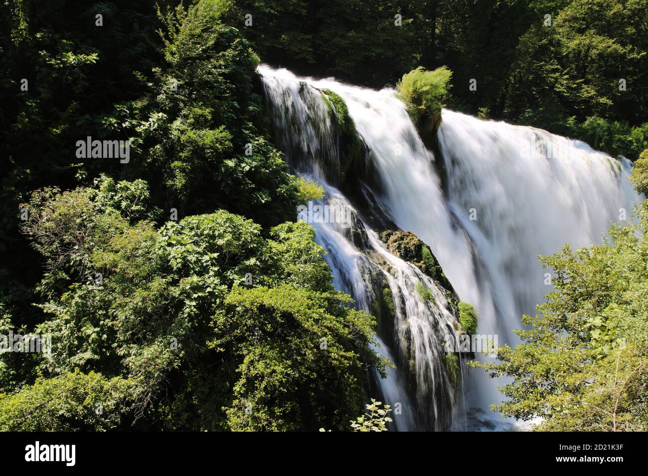 Les splendides cascades de Marmore en Italie Banque D'Images