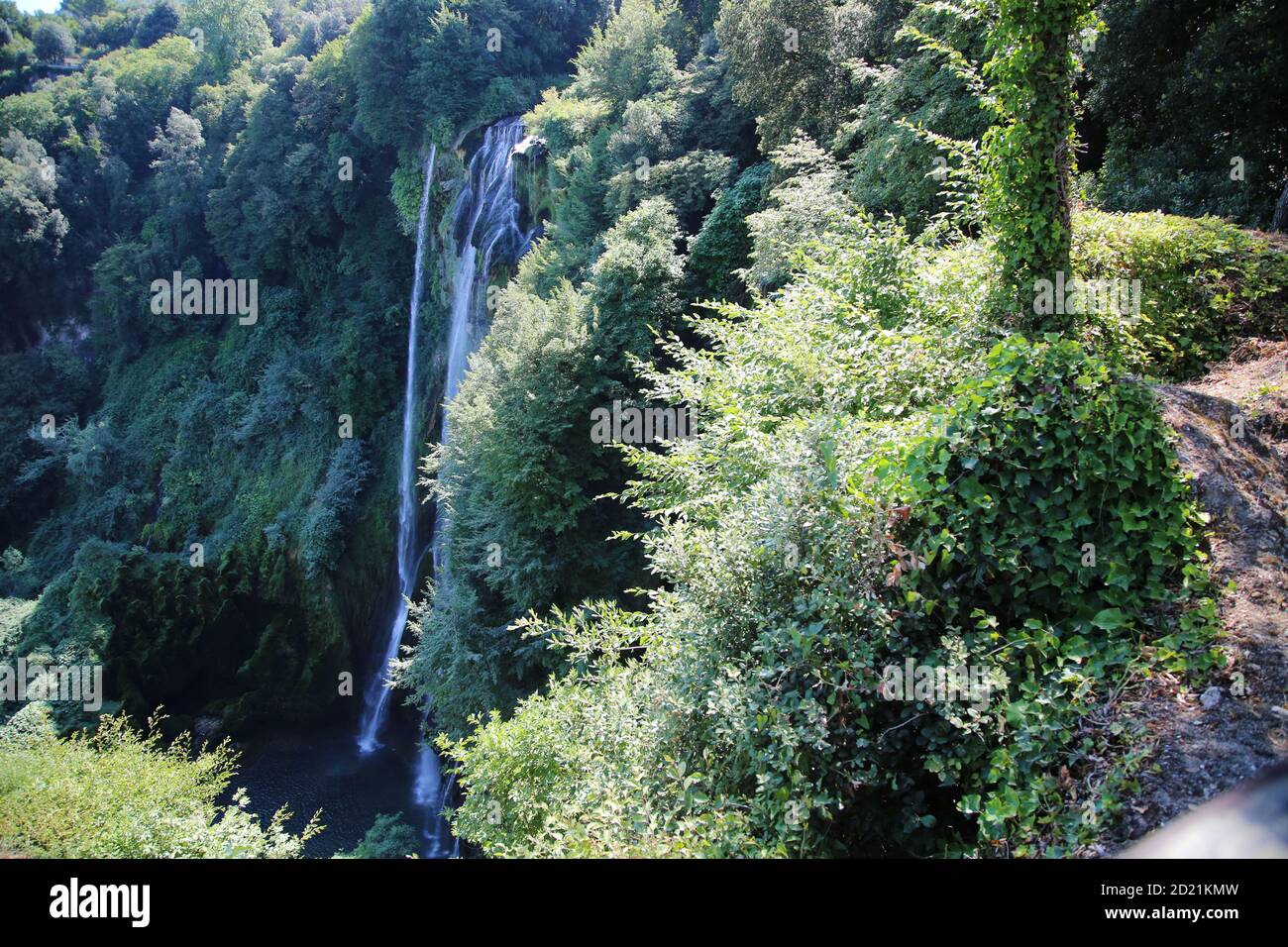 Les splendides cascades de Marmore en Italie Banque D'Images