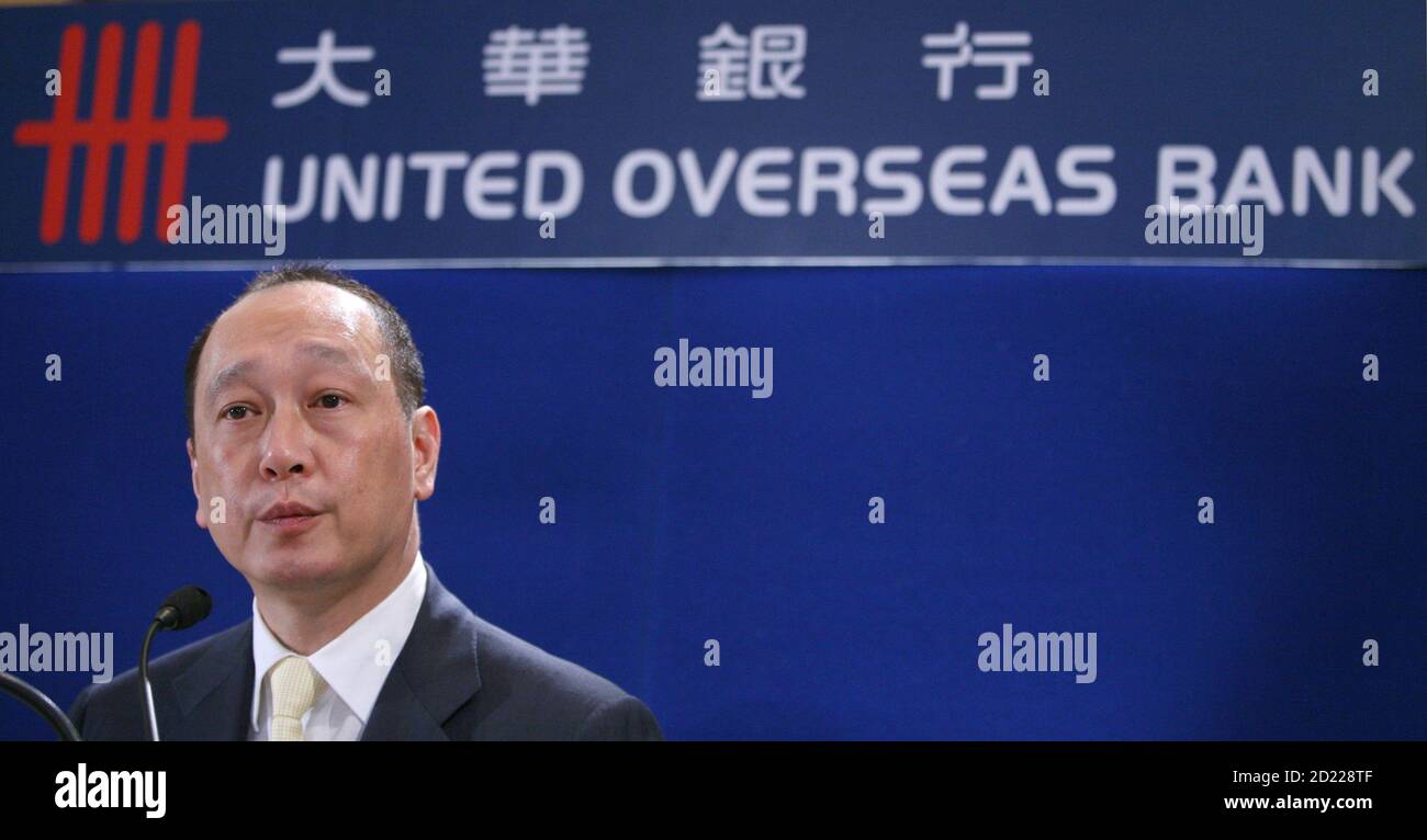 Wee Ee Cheong Deputy Chairman And President Of United Overseas Bank Uob Speaks During A News Conference In Singapore August 1 2006 Uob Singapore S Second Largest Lender Said On Tuesday Its Quarterly Profit