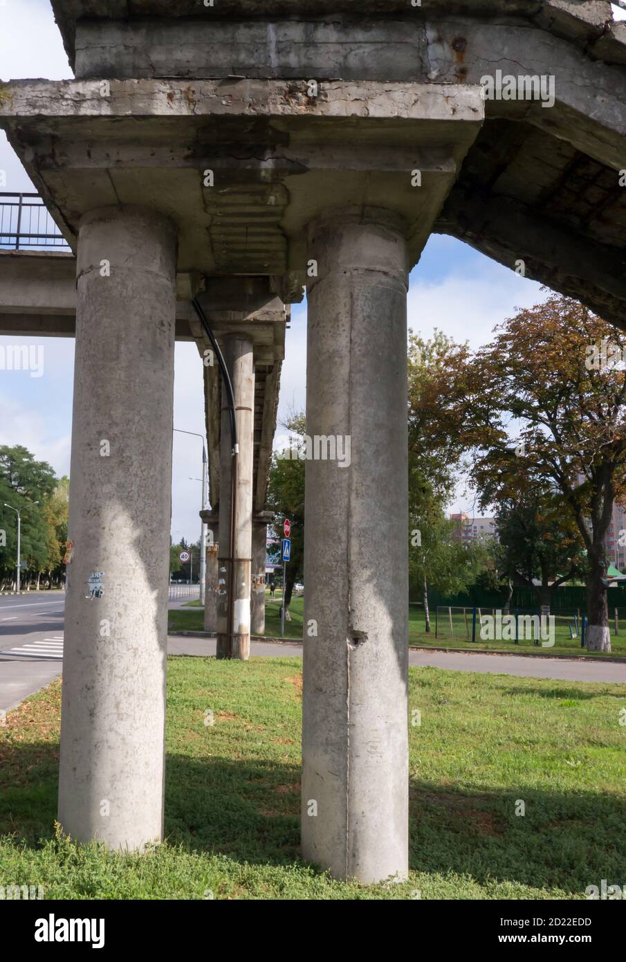Les arrière-plans et les objets de l'architecture. Style constructiviste. Banque D'Images