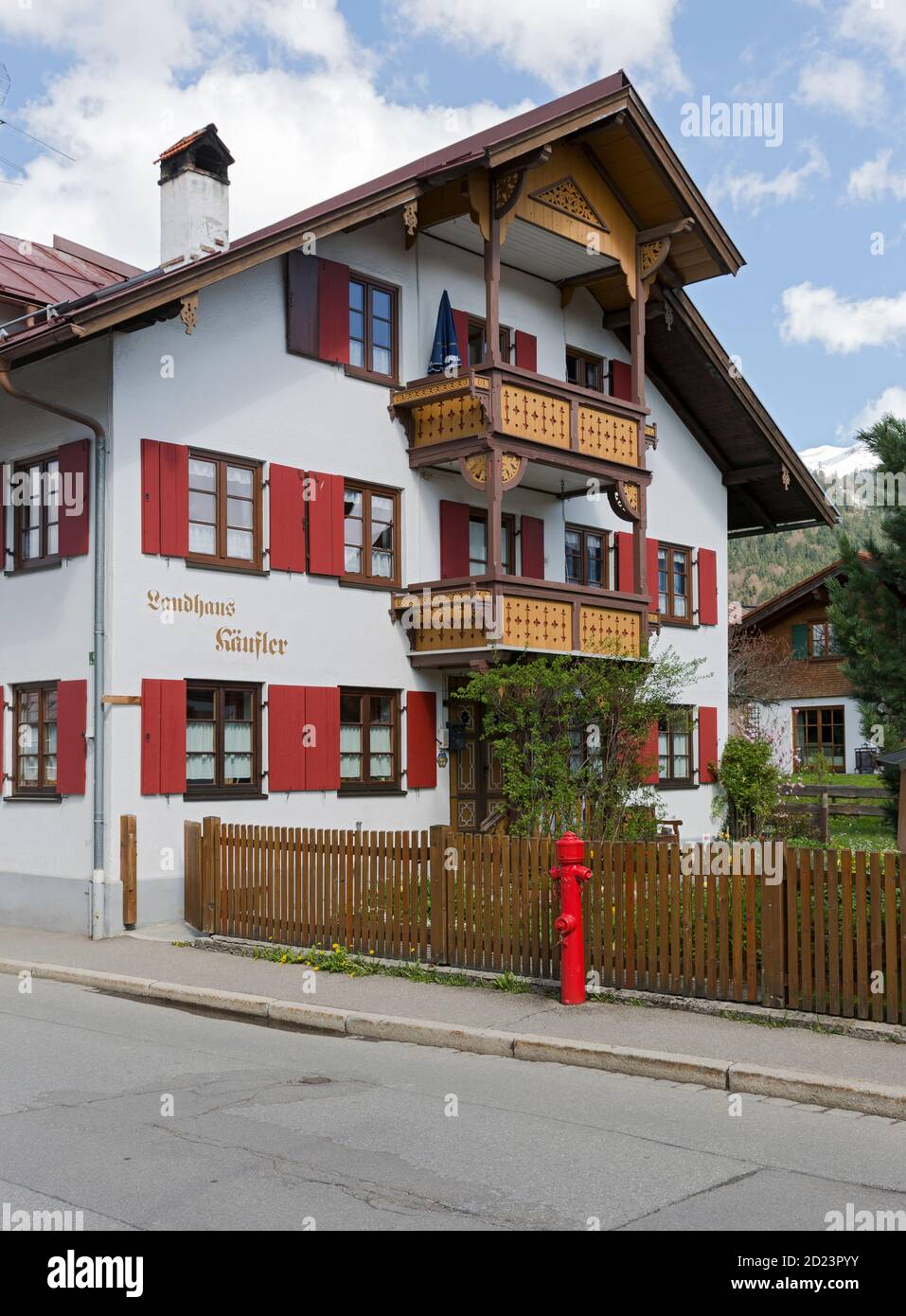 Oberstdorf, Wohnhaus, Landhaus, Bayern, Allemagne Banque D'Images