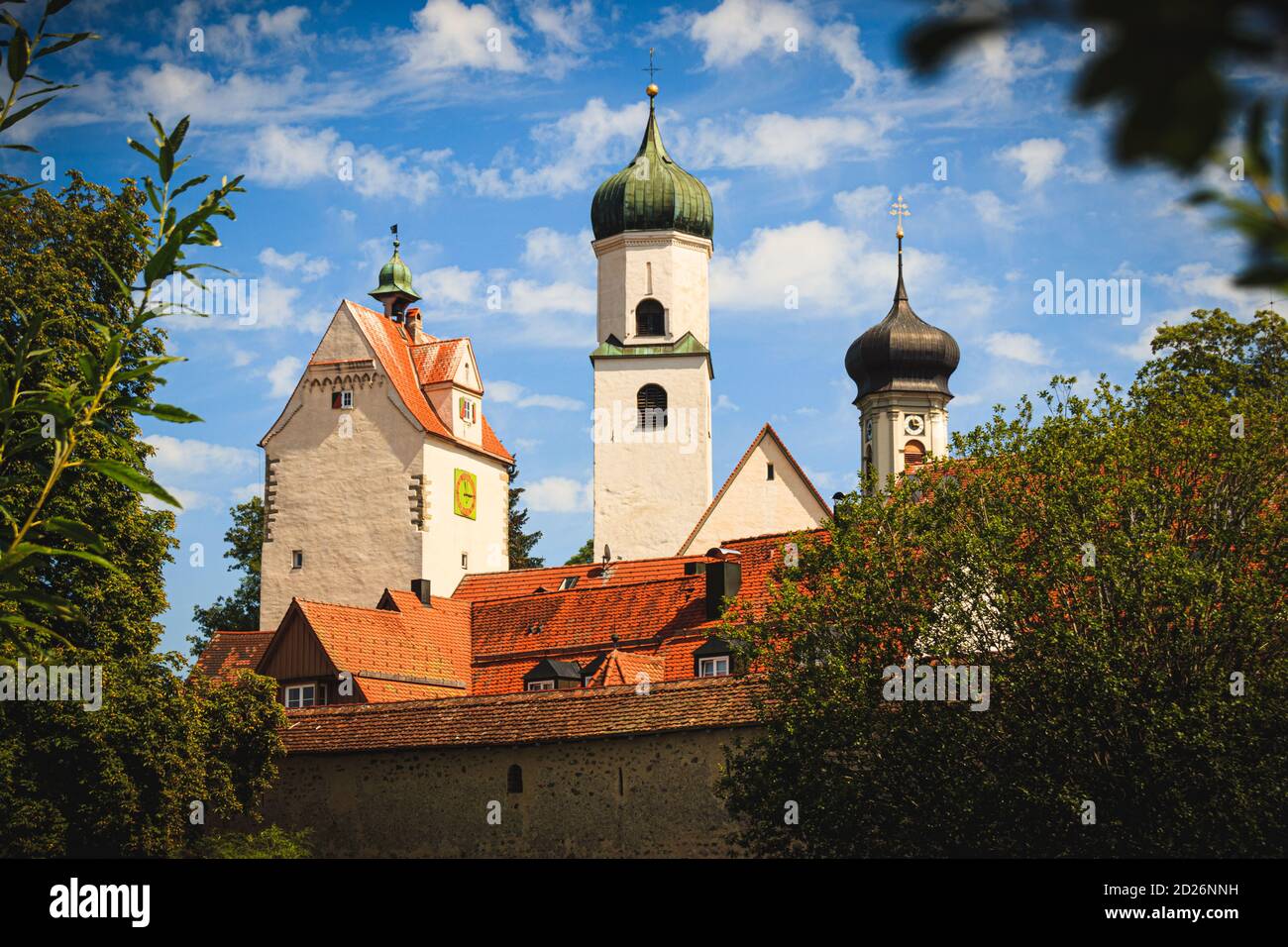 Vieille ville d'Isny im Allgäu Banque D'Images