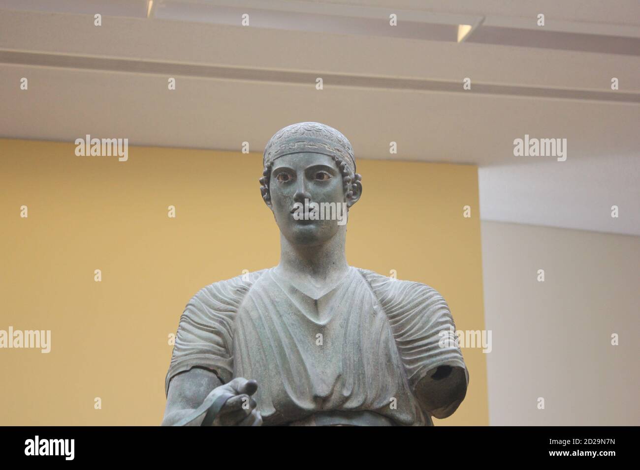 Iniochos , la célèbre statue de la 5ème Colombie-Britannique , char de Delphes en Grèce Banque D'Images