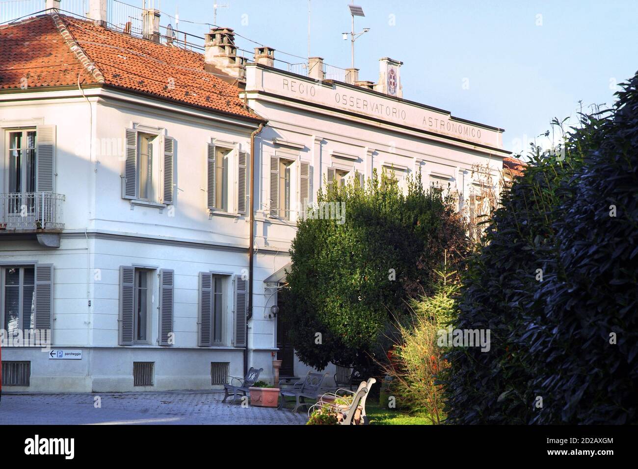 Pino Torinese, Piémont, Italie -11/19/2010- l'ancien observatoire astronomique fondé en 1759. Banque D'Images