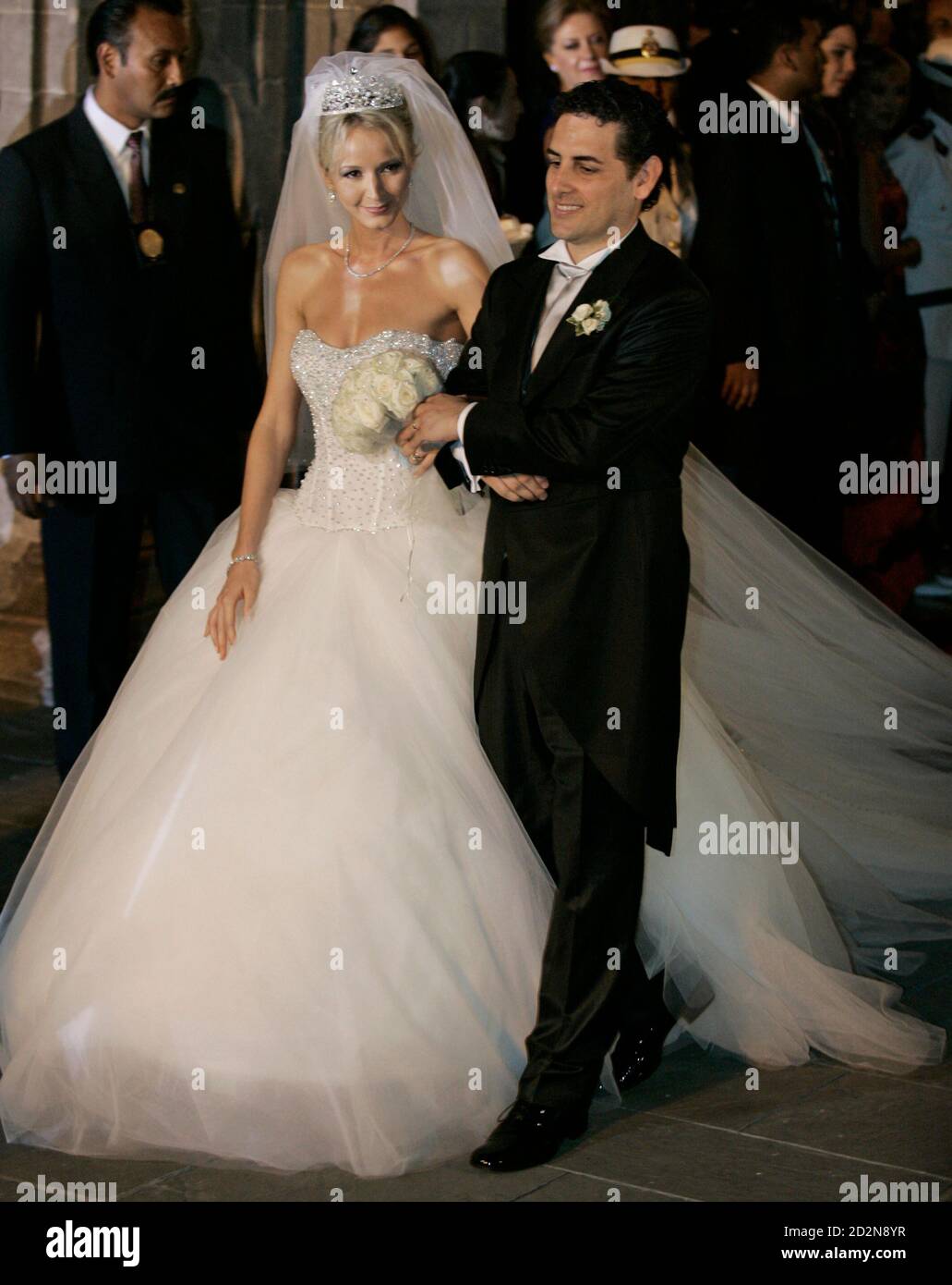 Le ténor péruvien de renommée mondiale Juan Diego Florez et sa femme