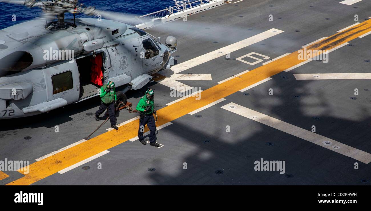 Seahawk Asw Flight deck anti submarine warfare asw Banque de photographies et d ...