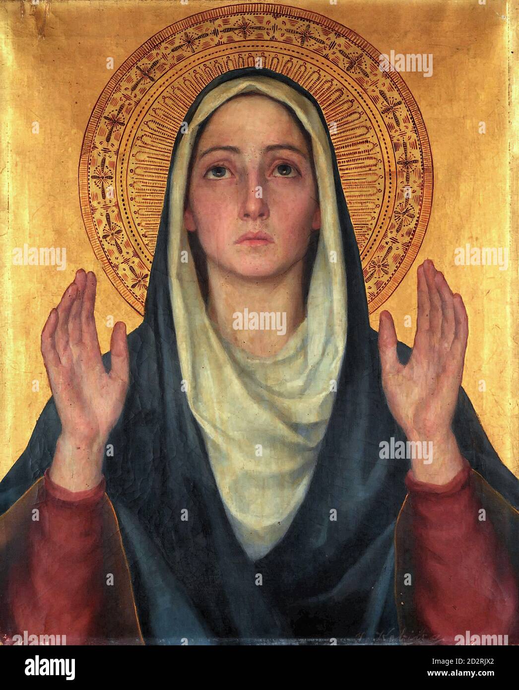 Kobilca Ivana - Madonna Souvan - République tchèque et Slovaquie École - 19e siècle Banque D'Images