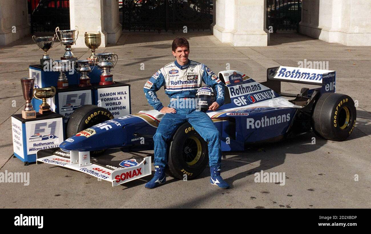 Photo 6x4 Signée Damon Hill - Formule 1 - Autographe F1 + Certificat D'Authenticité