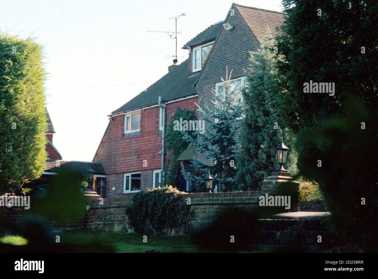 Witton House à Ditchling, la maison familiale du vice-président du club de football de Chelsea, Mathew Harding, qui est décédé avec quatre autres dans un accident d'hélicoptère la nuit dernière (mardi).Découvrez PA Story AIR Helicopter.Photos PA. Banque D'Images