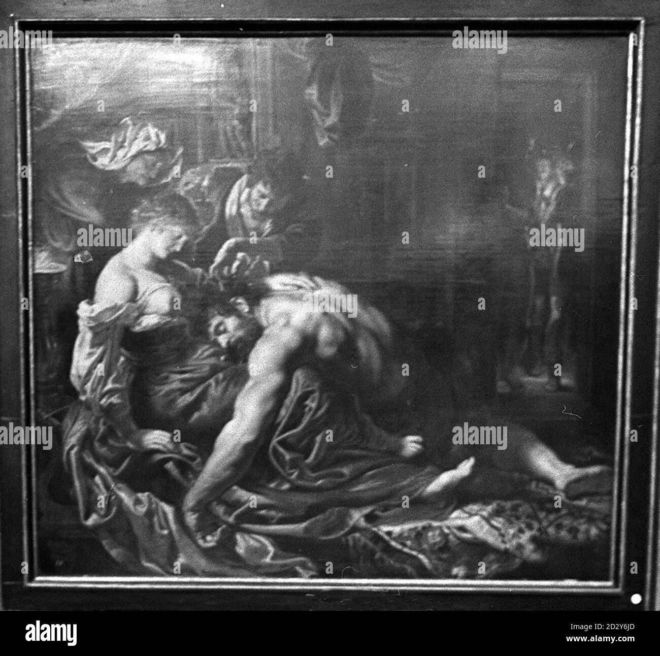 PA Library filerRubens 'Samson and Delilah' : Un expert de premier plan dans la peinture des contrefaçons a ajouté à la controverse entourant l'authenticité d'un chef-d'œuvre Rubens en disant qu'il croit que ce pourrait être un faux.Le peintre Leo Stevenson prétend que l'image de Samson et Delilah, au XVIIe siècle, a probablement été peinte par un de ses élèves.Photos PA.(Disponible en noir et blanc uniquement) Banque D'Images