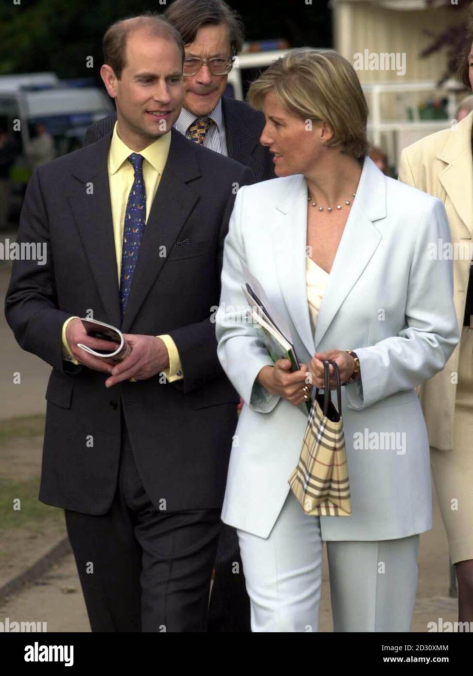 Le comte et la comtesse de Wessex lors de leur visite au Chelsea Flower Show à Londres. Banque D'Images