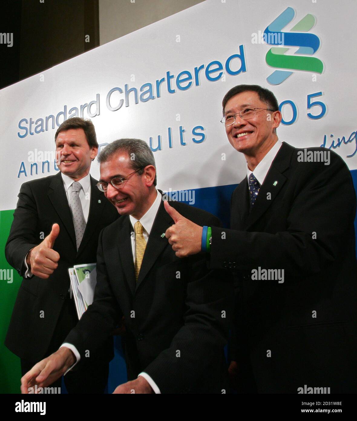 Group Executive Director Of Standard Chartered Plc Kai Nargolwala C Ceo Of Standard Chartered Bank Hong Kong Limited Peter Sullivan L And Chief Financial Officer Of Standard Chartered Bank Hong Kong Limited