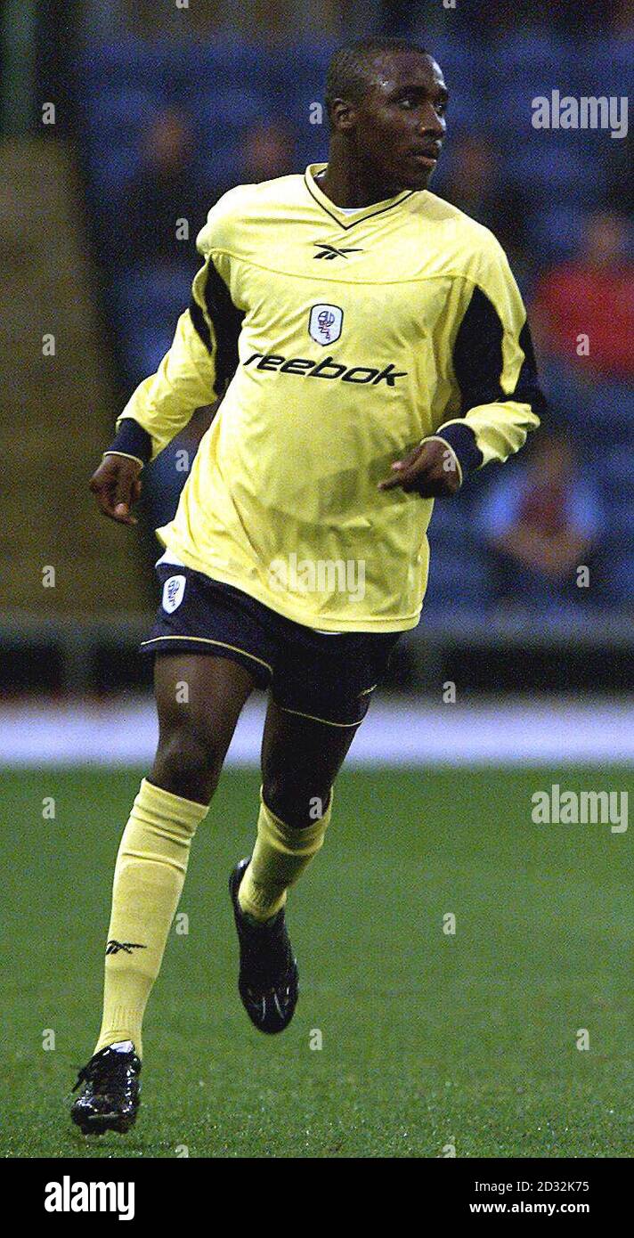 Jermaine Johnson, joueur avec Bolton FC. Banque D'Images