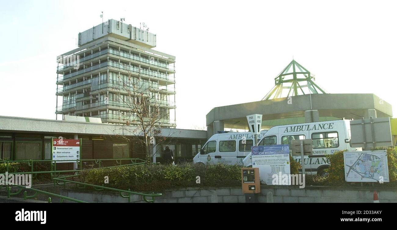 L'hôpital de Wexham Park où le rocker wildman Ozzy Osbourne se remet après  avoir brisé huit côtes, une clavicule et une vertèbre dans son cou lors  d'un accident de quad dans son