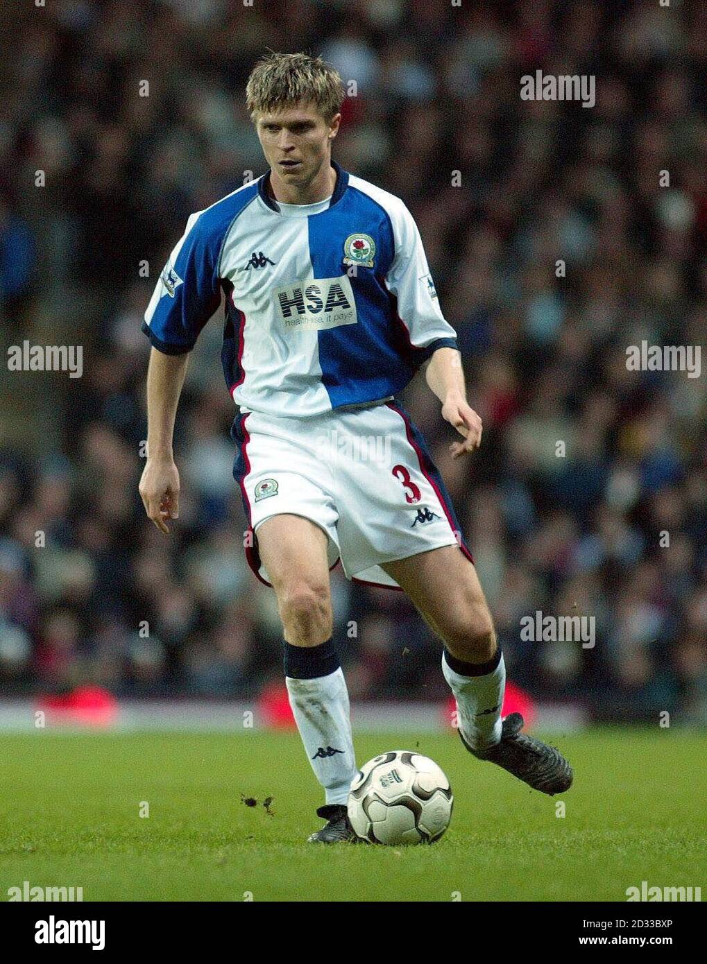 Le stock de Blackburn Rovers Vaislav Gresko en action contre Bolton Wanderers dans le clash Barclaycard Premiership à Ewood Park, Blackburn. CETTE IMAGE NE PEUT ÊTRE UTILISÉE QUE DANS LE CONTEXTE D'UNE FONCTION ÉDITORIALE. AUCUNE UTILISATION DE SITE WEB/INTERNET À MOINS QUE LE SITE NE SOIT ENREGISTRÉ AUPRÈS DE L'ASSOCIATION DE FOOTBALL PREMIER LEAGUE. Banque D'Images