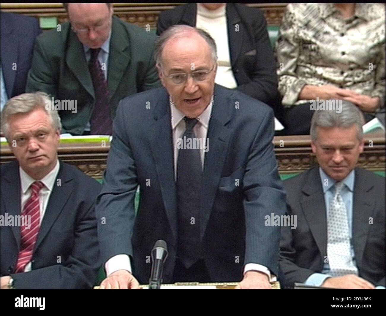 Le chef conservateur Michael Howard. Banque D'Images