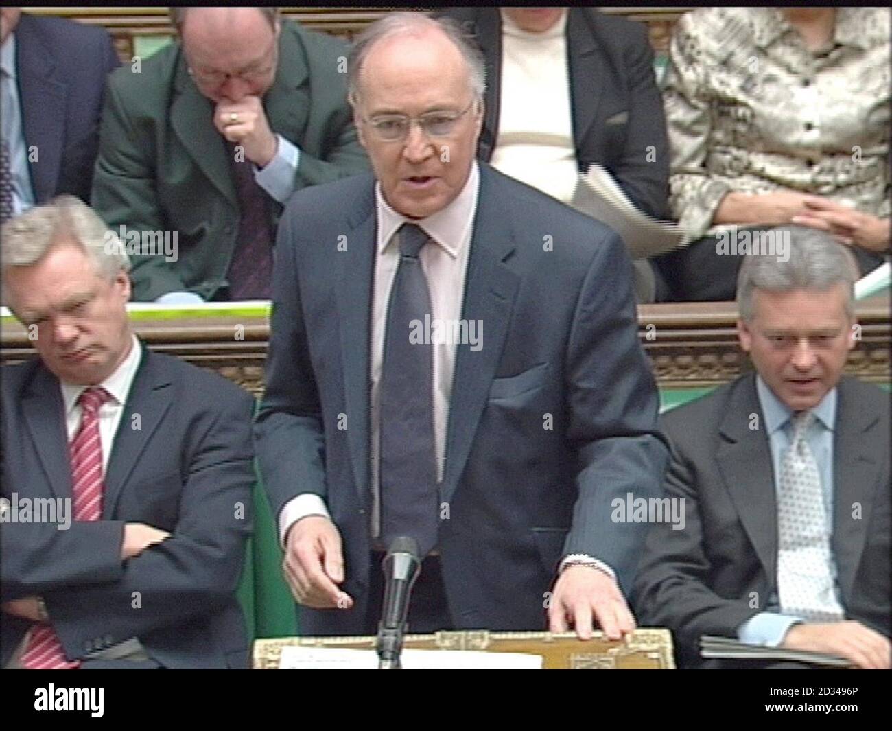 Le chef conservateur Michael Howard. Banque D'Images