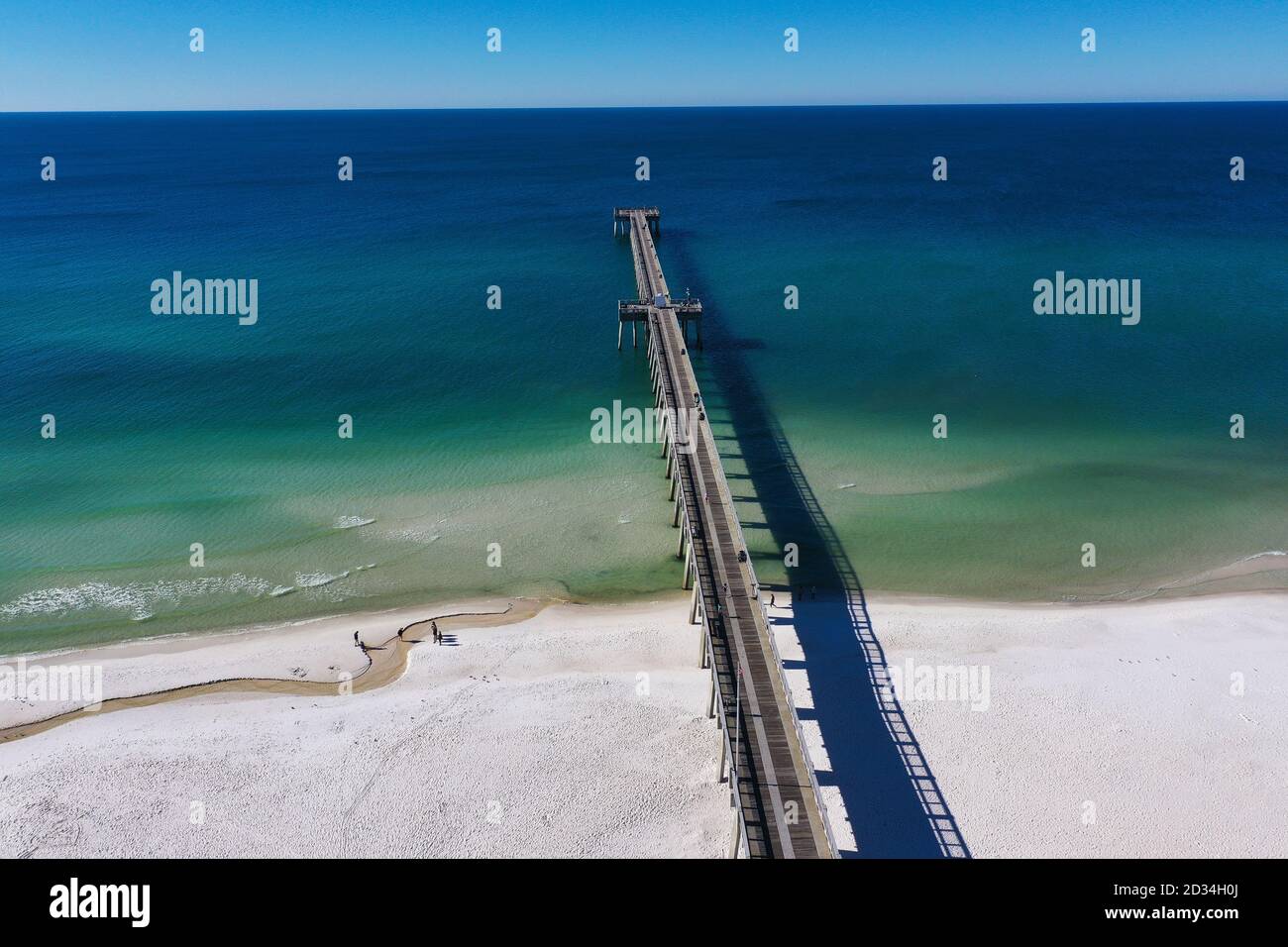 Panama City Beach Pier Banque D'Images