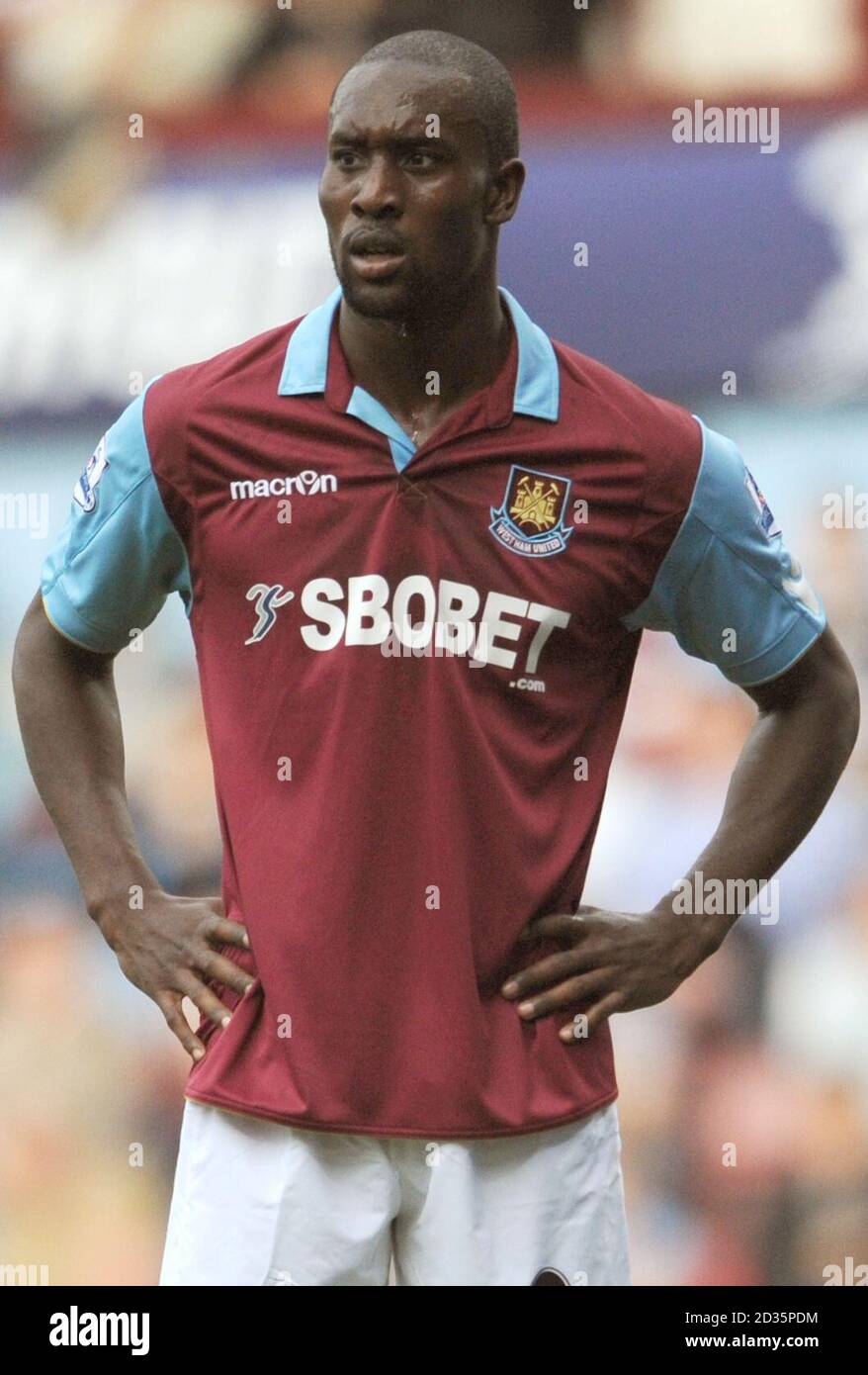 Carlton Cole, West Ham United Photo Stock - Alamy