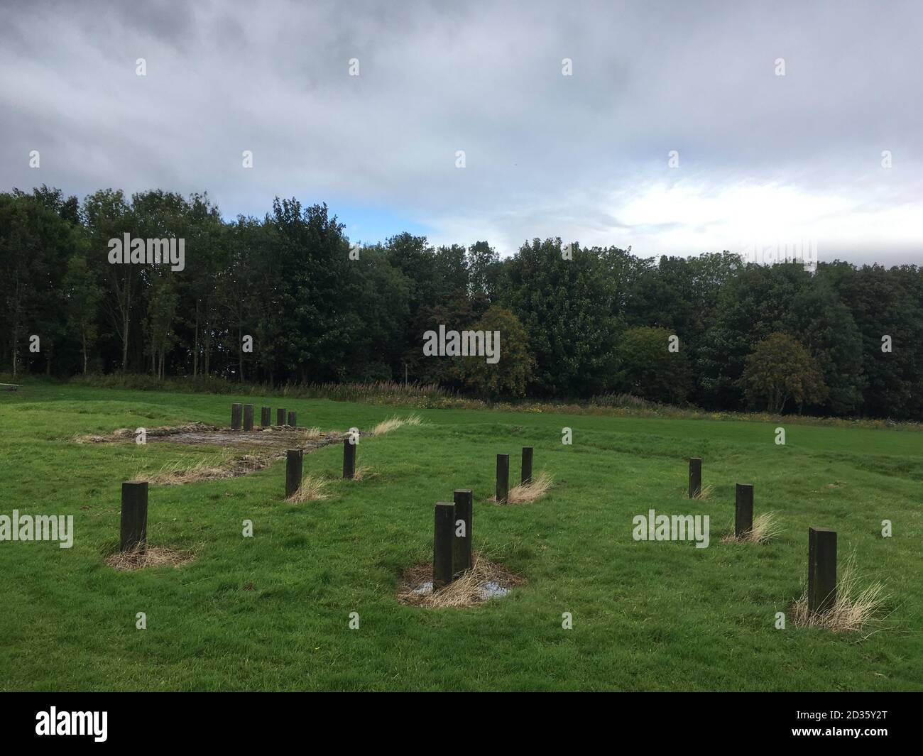Scènes pour la route du mur Antonine de l'époque romaine, à travers la ceinture centrale de l'Écosse, septembre 2020. Banque D'Images