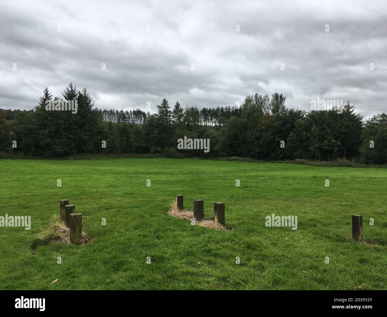 Scènes pour la route du mur Antonine de l'époque romaine, à travers la ceinture centrale de l'Écosse, septembre 2020. Banque D'Images
