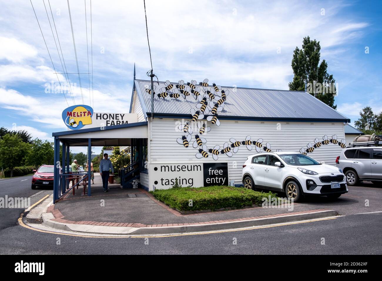 TASMANIE, AUSTRALIE - 18 décembre 2019 : Melita possède une variété de produits liés au miel, plus grands que les autres magasins de miel de Launceston. Banque D'Images