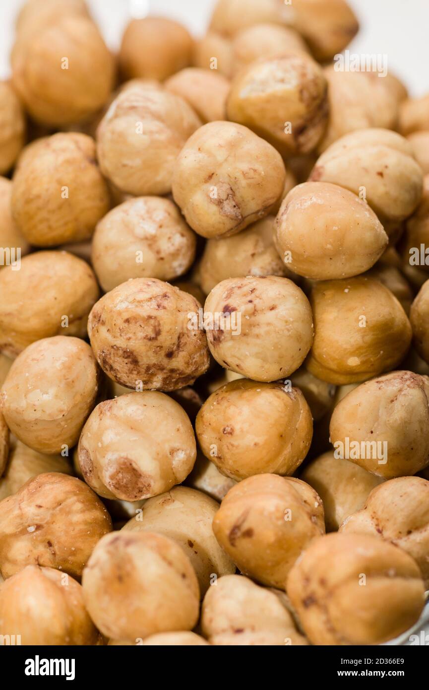 Ingrédients pour la préparation de la barre de chocolat artisanale avec des fruits secs Banque D'Images
