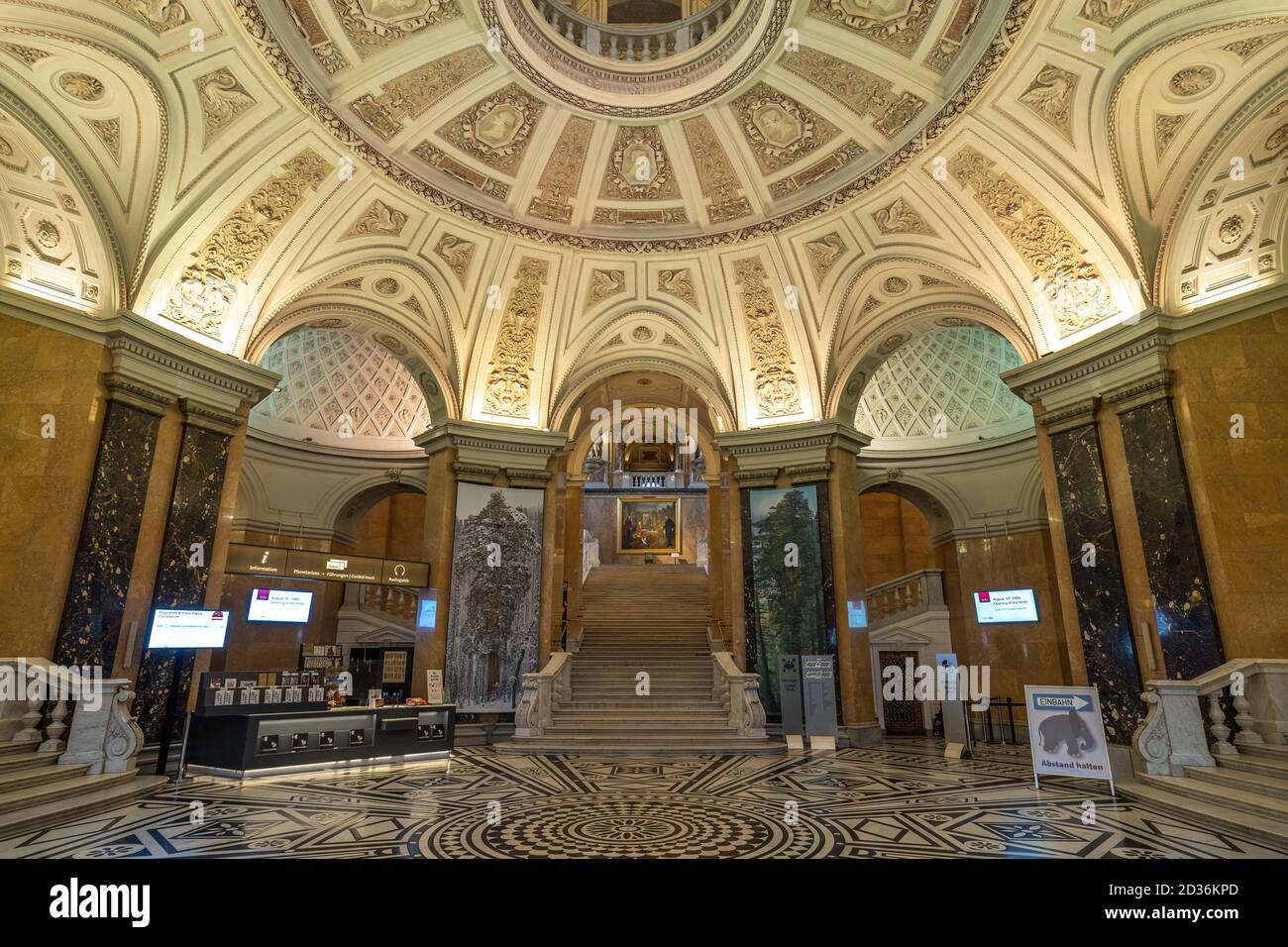 Foyer, Musée Naturahistisches Wien, Österreich, Europa | foyer, Musée d'Histoire naturelle, Vienne, Autriche, Europe Banque D'Images