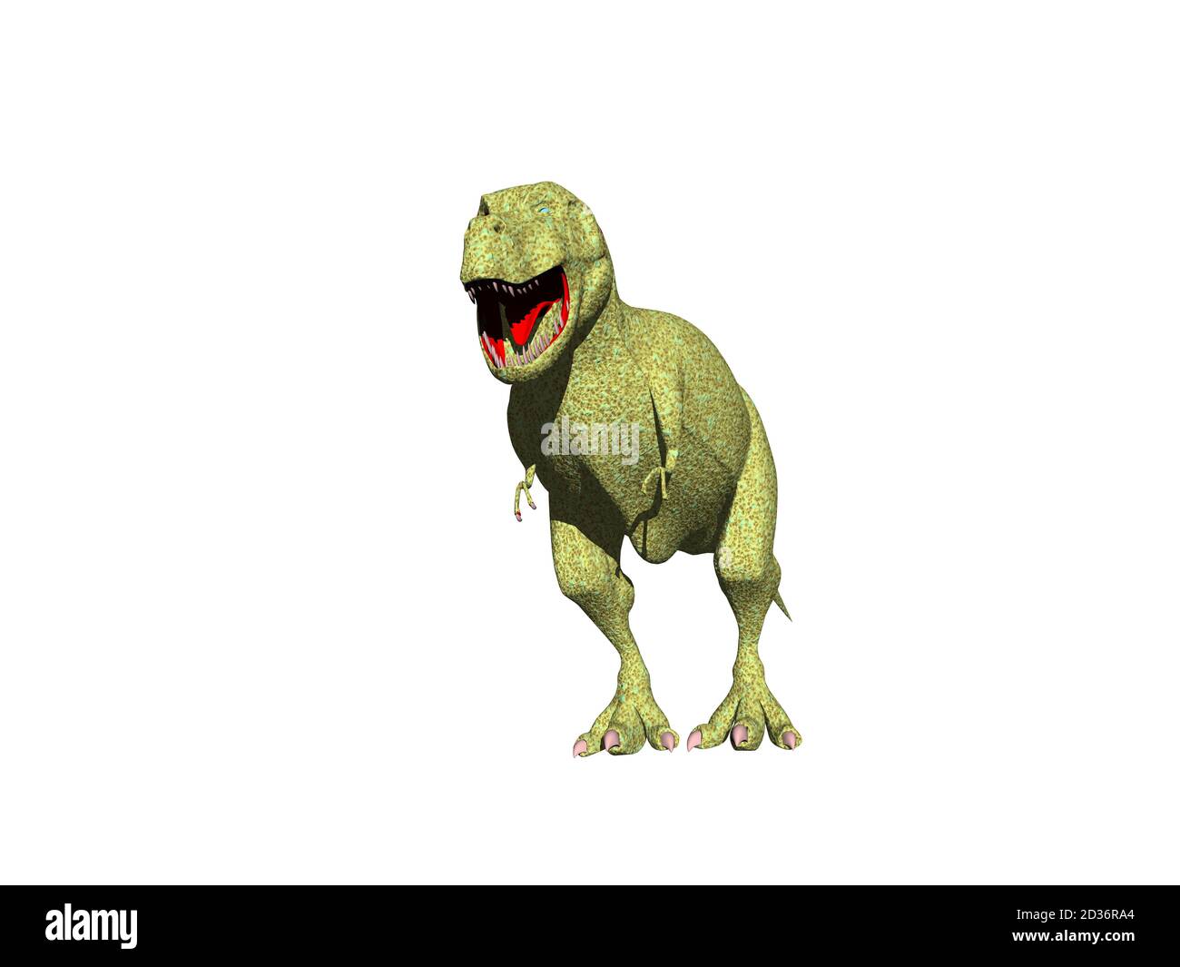 dinosaures agiles avec une peau calcaire Banque D'Images