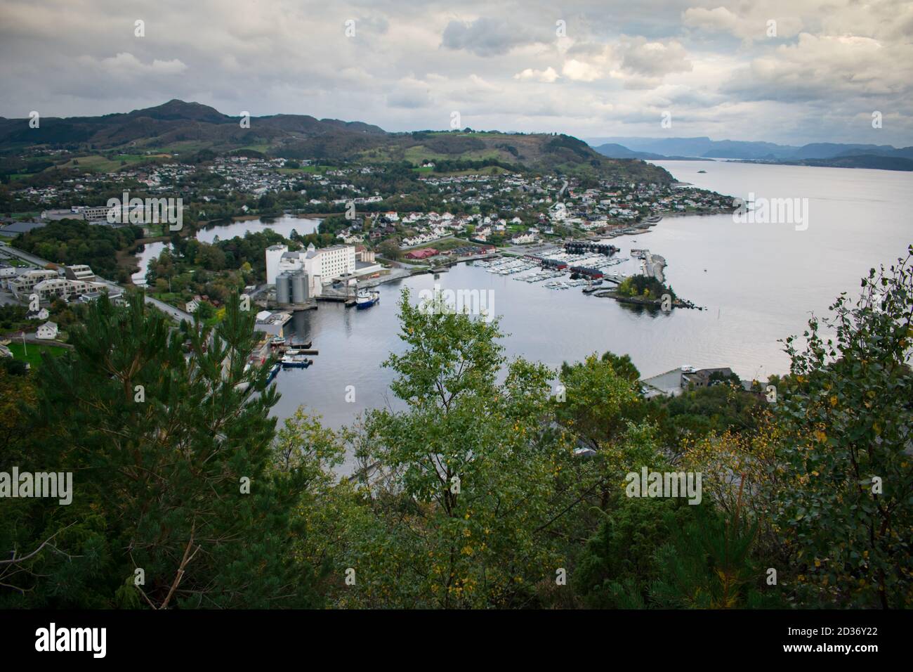 Village de pêche de la Norvège par Stavanger - Tau Norvège Banque D'Images