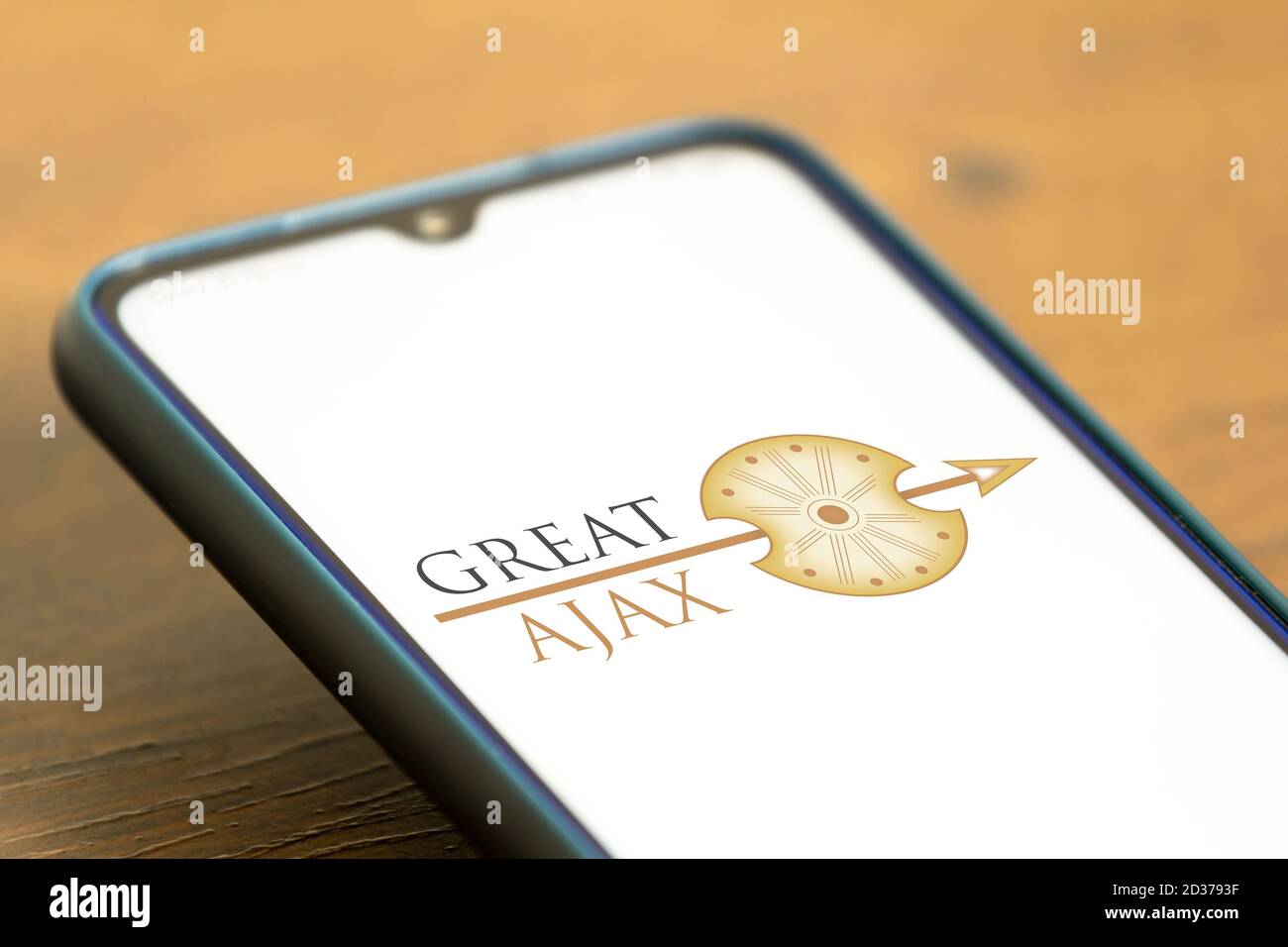 Brésil. 4 septembre 2020. Dans cette illustration, le logo de la Grande Ajax vu sur un smartphone. Credit: Rafael Henrique/SOPA Images/ZUMA Wire/Alamy Live News Banque D'Images