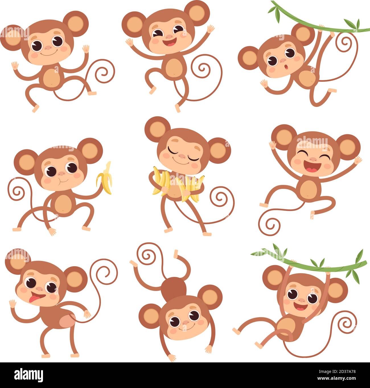Bebe Singe Animaux Sauvages De Dessin Anime Jouant Et Mangeant Des Personnages De Vecteur De Banane De Singes Image Vectorielle Stock Alamy Bebe Singe Animaux Sauvages De Dessin Anime Jouant Et Mangeant Des Personnages De Vecteur De Banane De Singes Image Vectorielle Stock Alamy
