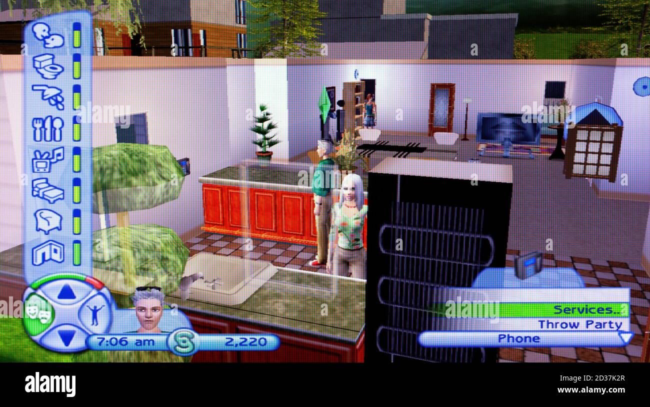 The Sims 2 - Sony PlayStation 2 PS2 - Editorial à utiliser uniquement Banque D'Images